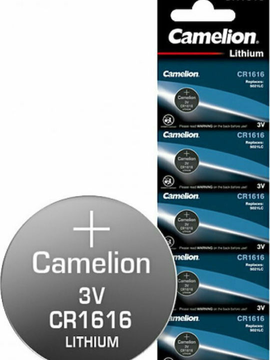 Camelion Μπαταρίες Λιθίου Ρολογιών CR1616 3V 5τμχ