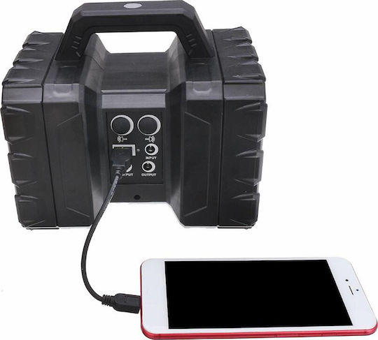 Factory Solares Beleuchtungssystem JD-998 mit Blitzlicht, 1 Lampe und Ladegerät USB