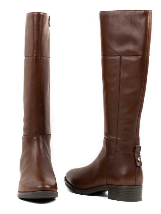 Leather Riding Boots with Laces Felicity Brown