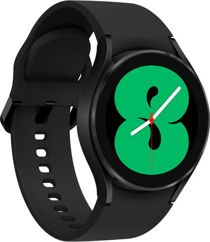 Samsung Galaxy Watch4 Aluminium 40mm Αδιάβροχο με Παλμογράφο (Black)