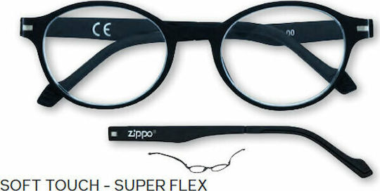 Zippo Reading Glasses +3.50 in Black color 31Z-PR66-350