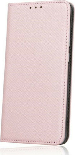 Forcell Book Δερματίνης Ροζ Χρυσό (Huawei P40 Lite E)