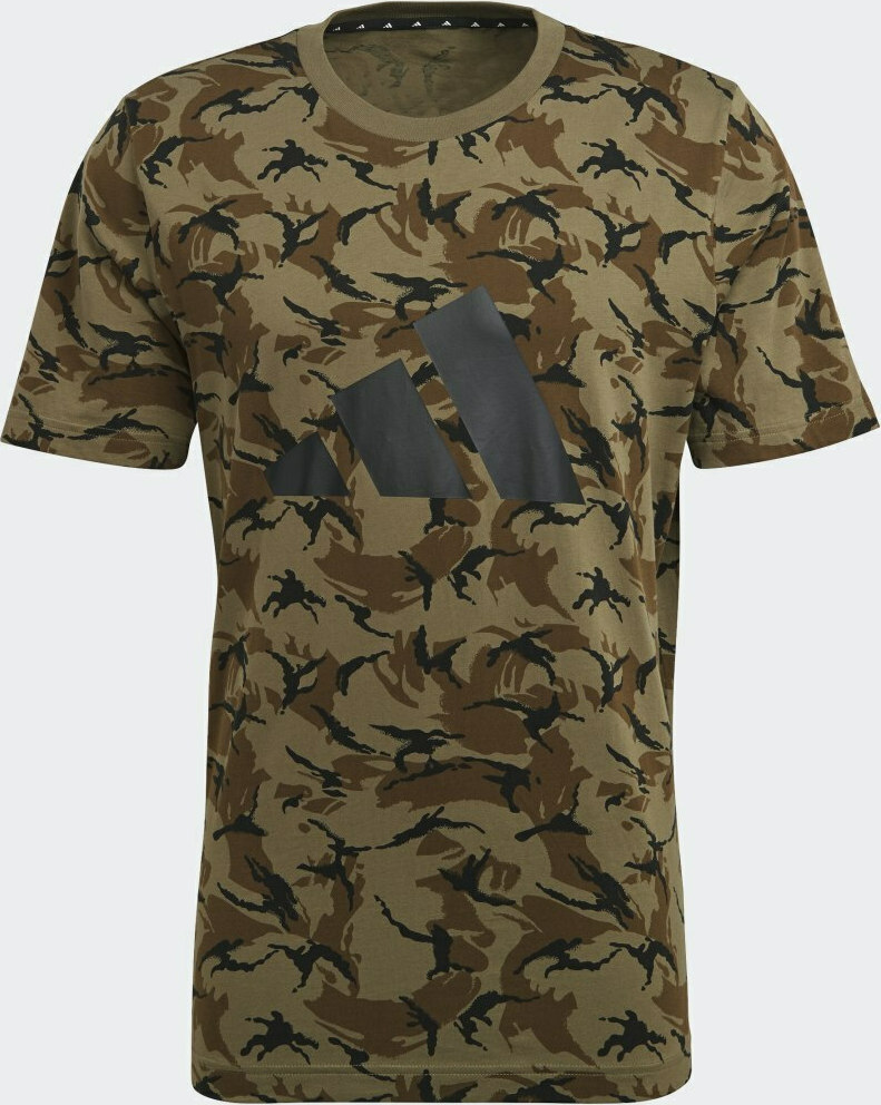Adidas Sportswear Future Icons Ανδρικό T-shirt Χακί Camo HA8708 | Skroutz.gr