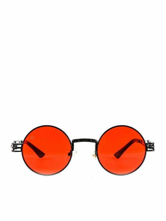 Olympus Sunglasses Apollo Unisex Γυαλιά Ηλίου με Μεταλλικό Σκελετό Red Black 01-008