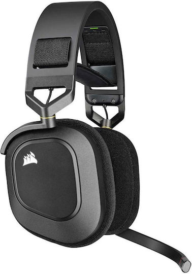 Corsair HS80 RGB Wireless Über Ohr Gaming-Headset mit Verbindung USB Gray