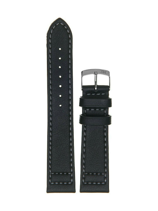 Morellato Ginepro Leather Strap Black 20mm