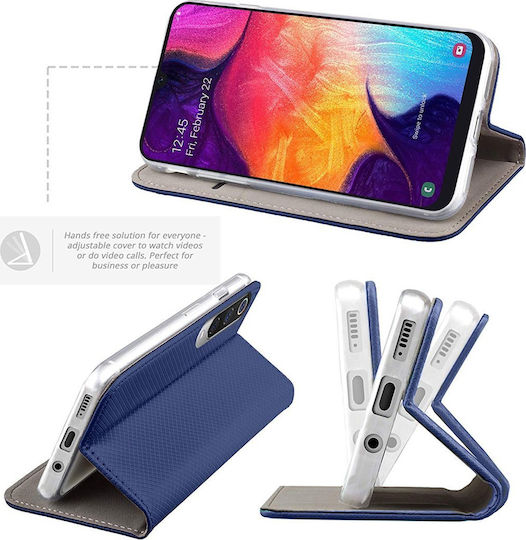 Book Piele artificială Albastru (Galaxy A02s)