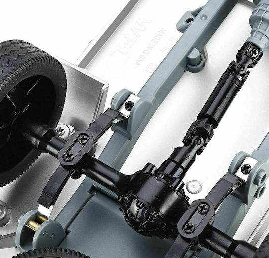 WPL D12 2.4G 2WD Truck Τηλεκατευθυνόμενο Φορτηγό 2WD Ασημί
