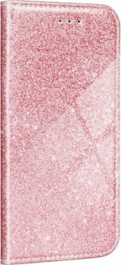 Forcell Book Δερματίνης Ροζ Χρυσό (Galaxy A02s)