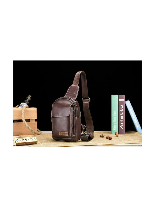 Bull Captain XB-097 Herrentasche Sling Braun XB097