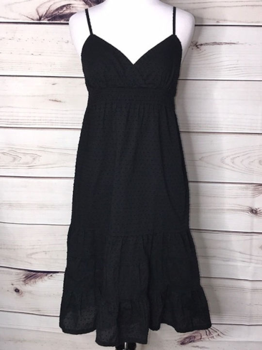 Volcom Swiss Miss Summer Mini Evening Dress Black