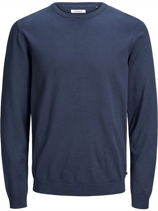 Jack & Jones Ανδρικό Πουλόβερ Μακρυμάνικο Navy ...