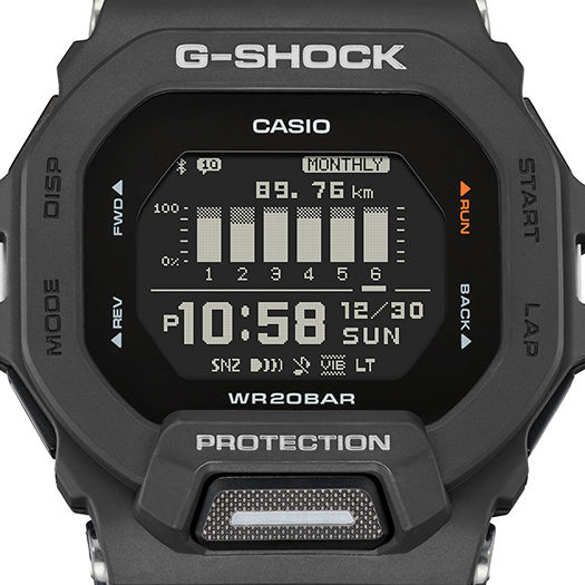 Casio G-Shock GBD-200-1 48mm Αδιάβροχο Smartwatch (Μαύρο)