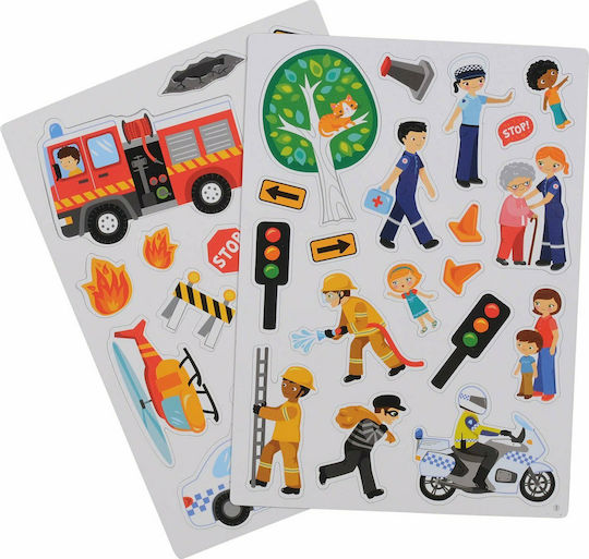 Tiger Tribe Magnetisches Spielzeug Bau- und Konstruktionsspielzeug Emergency Rescue Für Kinder Ab 3 Jahren