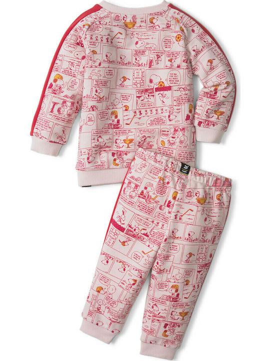 PUMA X Peanuts T7 Crew Rosa