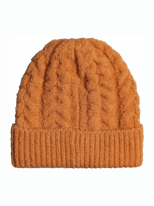 My Little Town Beanie Cap with Braid Yellow