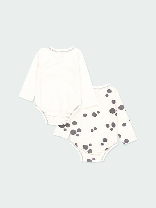 Boboli Baby Bodysuit Underwear Set Long-Sleeved White