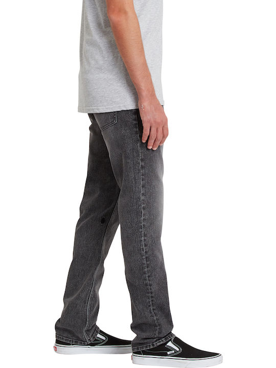 Vorta Men's Jeans Pants with Slim Straight Fit Gray