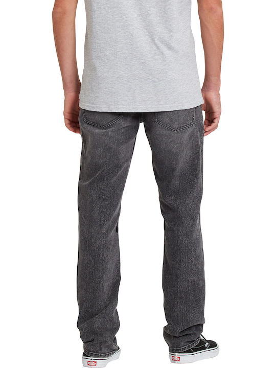 Vorta Men's Jeans Pants with Slim Straight Fit Gray