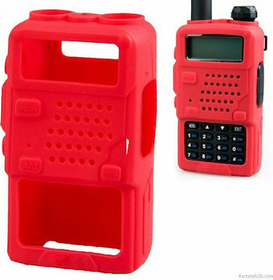 Baofeng CASE-UV-5R-R Case Wireless Transceiver UHF/VHF Compatible with UV-5R Red