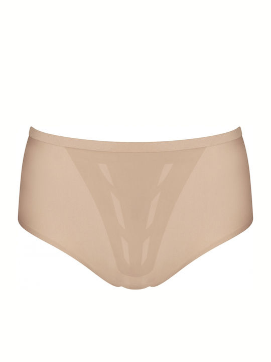 Triumph Shape Smart Maxi Slip Σύσφιξης Χωρίς Ραφές Μπεζ