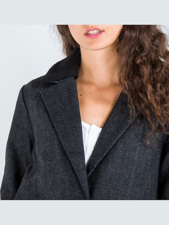 Dayday Women's Heather Grey Coat