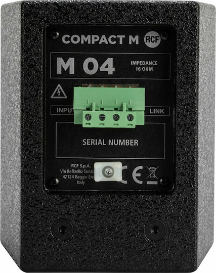RCF Compact M 04 Παθητικό Ηχείο PA 60W με Woofer 4"
