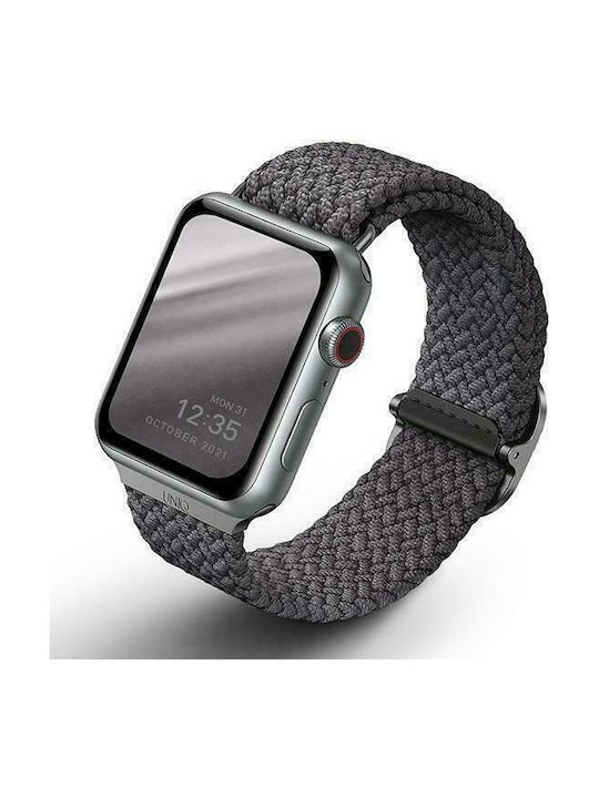 Uniq Aspen Braided Strap Fabric Gray (Apple Watch 44/45/46mm/Ultra 49mm) UNIQ-44MM-ASPGRY