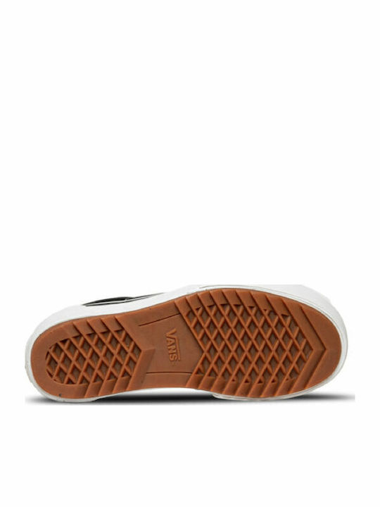 SK8 Hi Stacked Γυναικεία Flatforms Μποτάκια Μαύρα