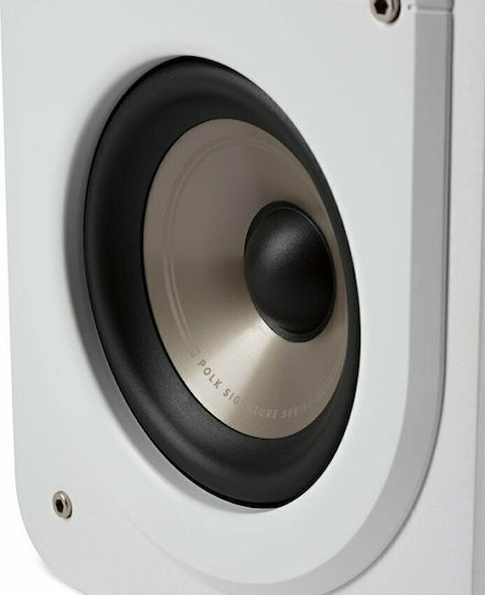 Polk Audio S15 Pair of Hi-Fi Speakers Bookself 100W 2 No of Drivers W19.05xD26.04xH30.48cm. White