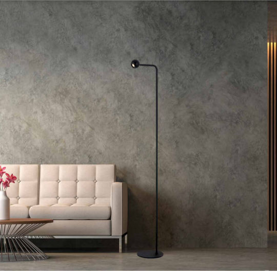 Zambelis Lights LED Floor Lamp H155cm. Black