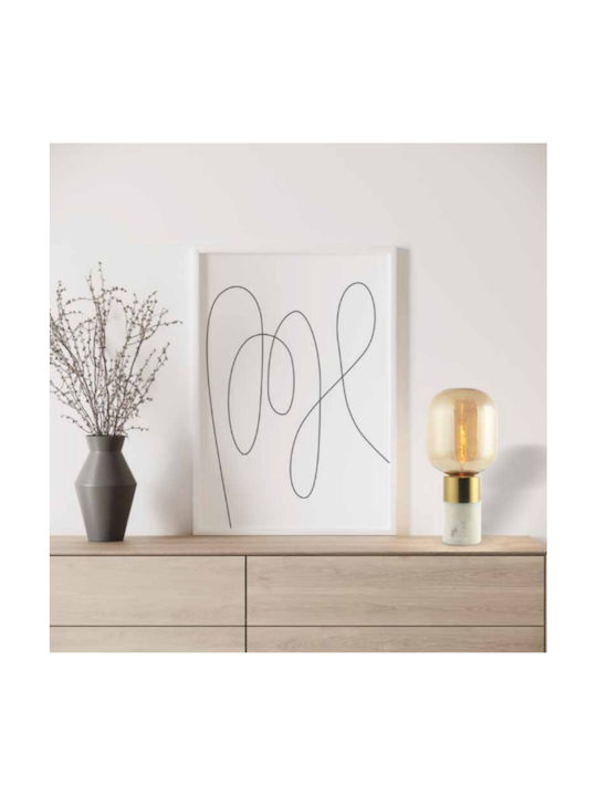 Zambelis Lights Decorative Lamp with Socket for Bulb E27 Gold