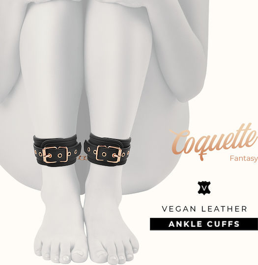 Coquette Fantasy Ankle Wives Handschellen in Schwarz Farbe