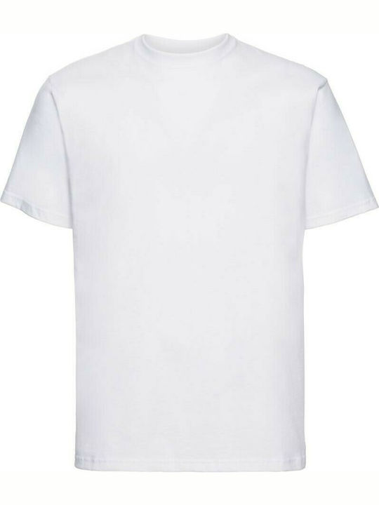 Russell Europe Men's Short Sleeve Promotional T-Shirt White