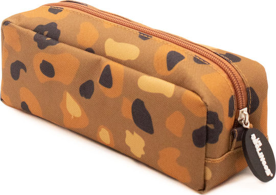 Les Deglingos Pencil Case Barrel Brown