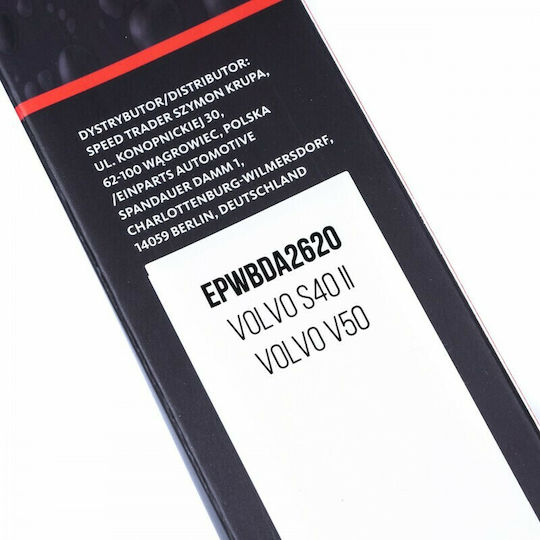 Einparts Front Set Car Wiper Blades 650mm/500mm