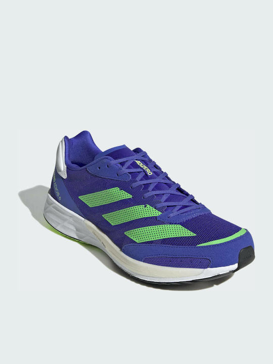 Adidas Adizero Adios 6 Ανδρικά Αθλητικά Παπούτσια Running GREEN / Screaming Green / Cloud White