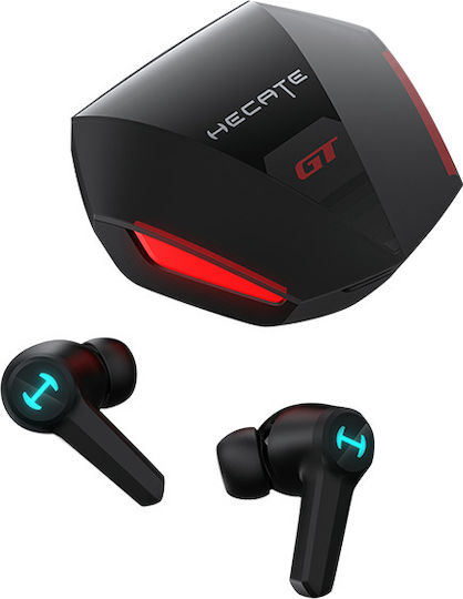 Edifier GT4 In-ear Bluetooth Handsfree Ακουστικά με Αντοχή στον Ιδρώτα και Θήκη Φόρτισης Μαύρα
