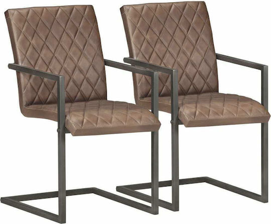 Überhang Stühle Speisesaal Coffee 2Stück 51x56x91cm