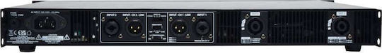 Citronic H2400 Hybride Leistungsverstärker Hi-Fi-Verstärker Stereo 650W/4Ω 450W/8Ω 172.124UK Schwarz