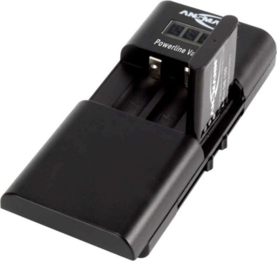 Ansmann Powerline Vario X USB Încărcător 2 Baterii Li-ion/Ni-Cd/Ni-MH Dimensiune AA/AAA