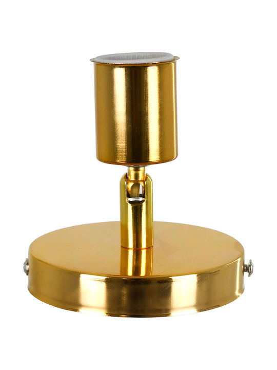 GloboStar Sara Single Spot with Socket E27 in Gold Color