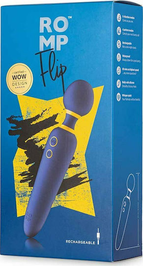 Romp Flip Wand by Romp Δονητής Μασάζ 23cm Blue