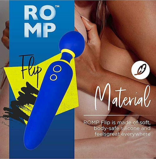 Romp Flip Wand by Romp Δονητής Μασάζ 23cm Blue