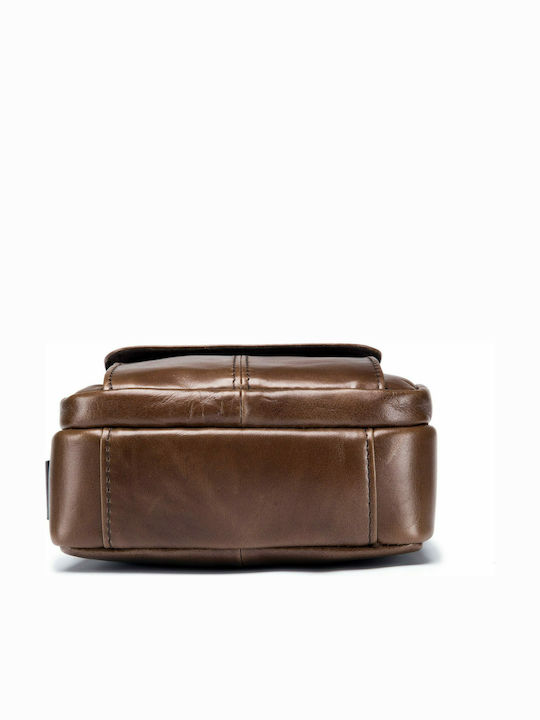 Leather Men's Bag Shoulder / Crossbody Brown