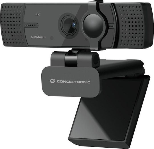 Conceptronic AMDIS08B Web Camera 4K με Autofocus