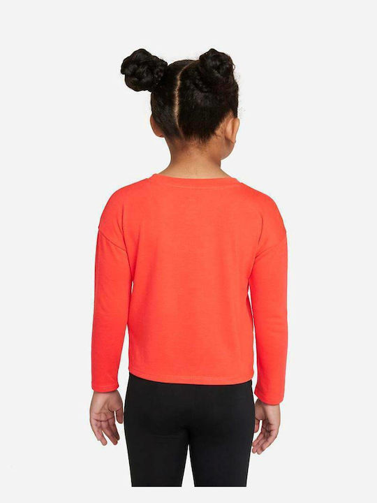 Nike Children's Blouse Long Sleeve Orange My Game Is Gold