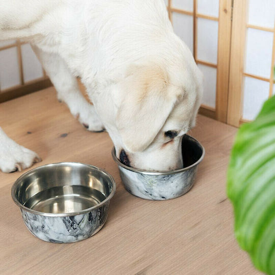 Navaris Rostfreier Stahl Futter- & Wasserschale für Hund 950ml 15,2cm