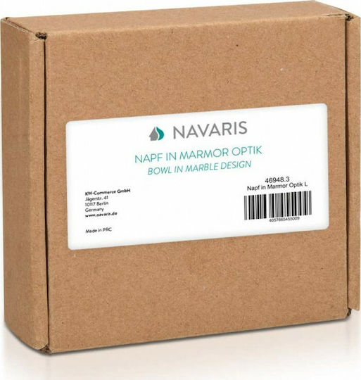 Navaris Rostfreier Stahl Futter- & Wasserschale für Hund 950ml 15,2cm