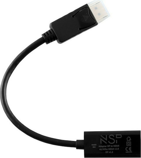NSP N12 Converter mini DisplayPort male to HDMI female 1pcs